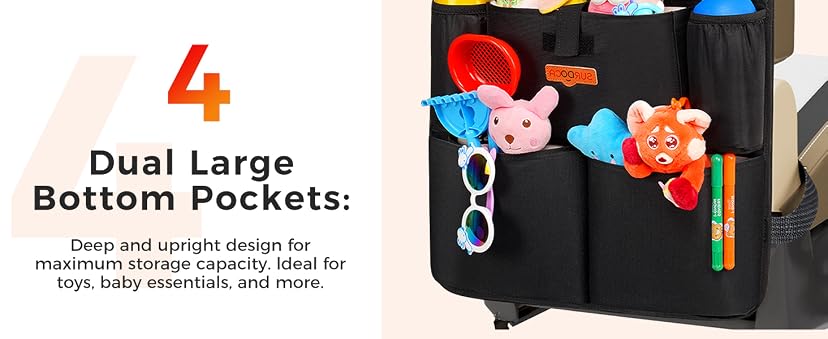 SURDOCA Upgraded Car Back Seat Organizer — image 6