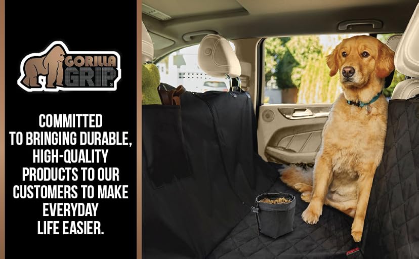 Gorilla Grip Durable Waterproof Dog Car Seat Protector — image 1